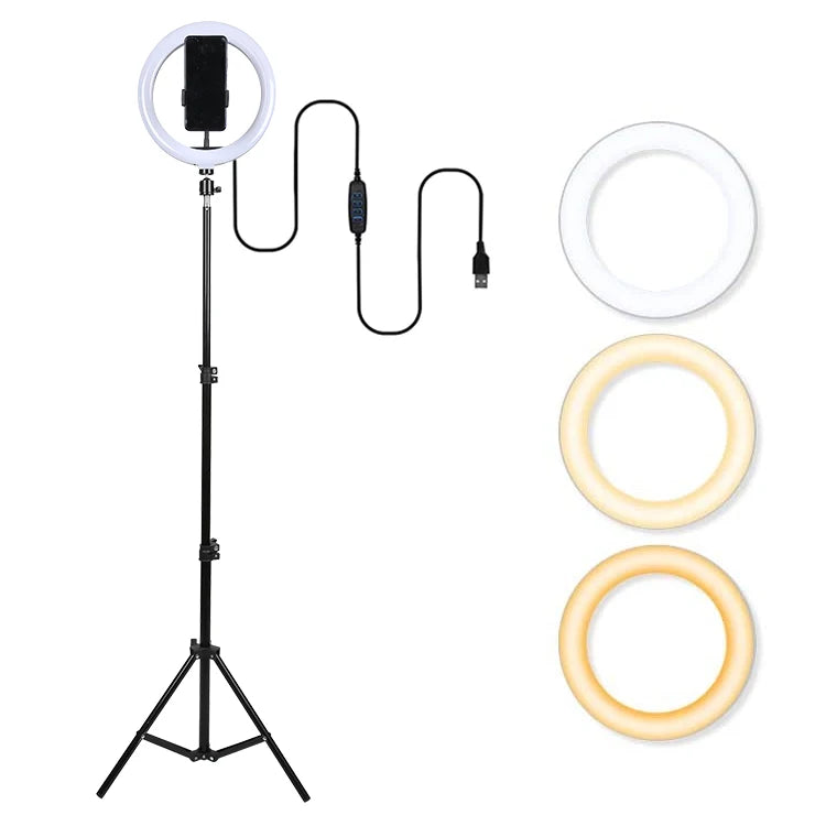 Ring Light 10 İnç LED - Uygun Fiyat, Tripod Dahil, Softbox Alternatifi | Caddea