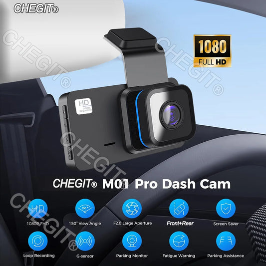 2 Kanallı Araç Kamerası 1080P Ön ve Arka Görüş Kamerası Araç Video Kaydedici