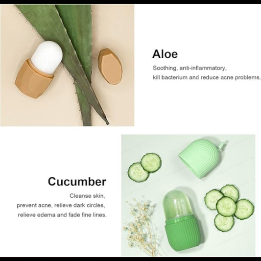 Cilt Bakım Buz Yüz Silindiri - Evde Spa Keyfi, Gözenek Sıkılaştırıcı, Anti-Aging | Caddea