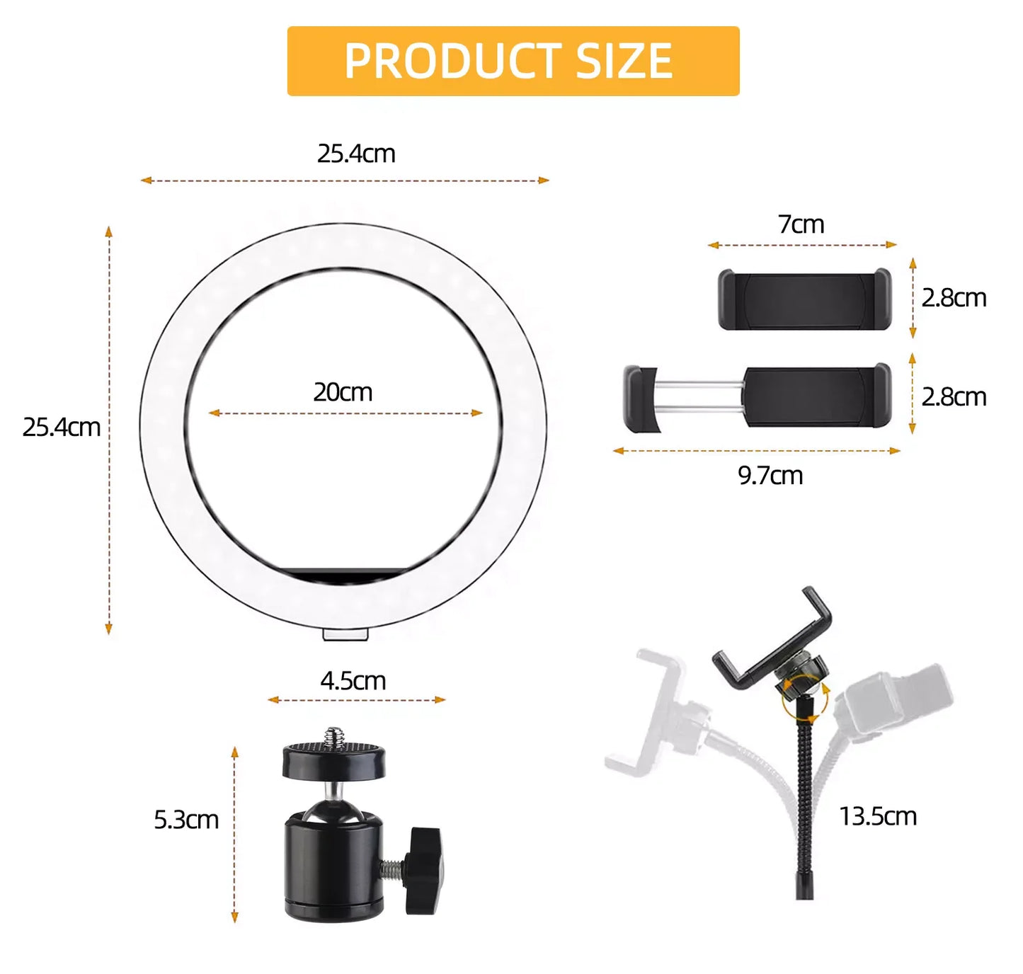 Ring Light 10 İnç LED - Uygun Fiyat, Tripod Dahil, Softbox Alternatifi | Caddea