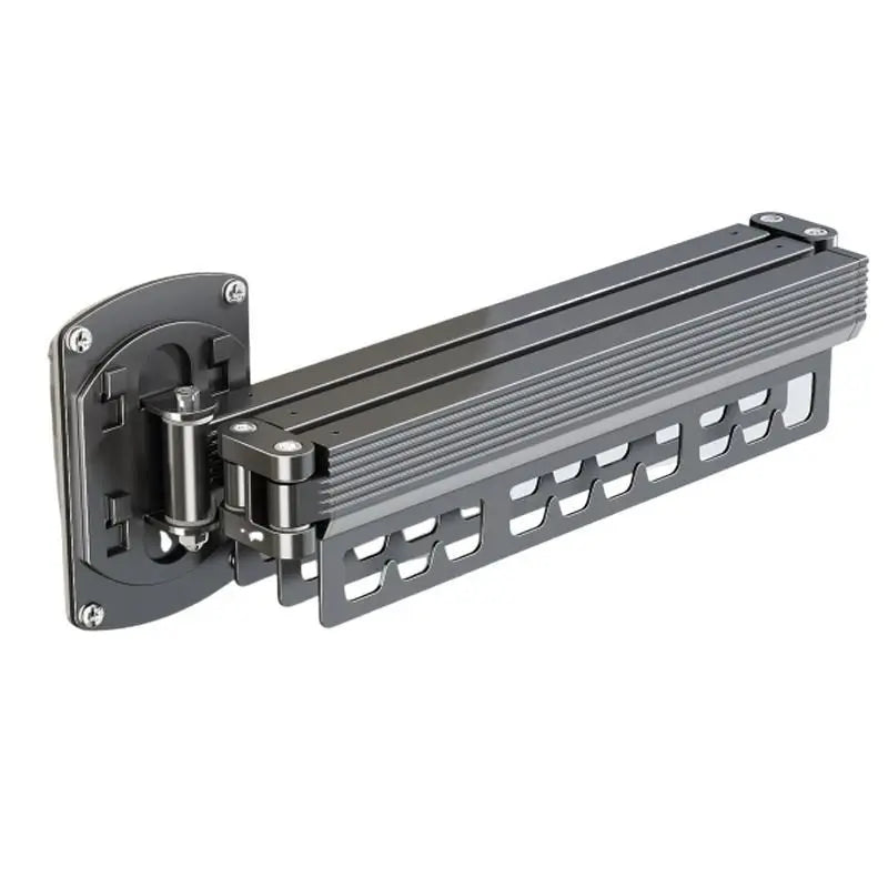 Katlanır Duvar Tipi Çamaşır Kurutma Rafı - Delmeden Monte Geri Çekilebilir Askılık