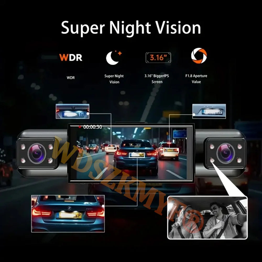 4 Kameralı 360 Derece Araç Kamerası 1080P 3/4 Kanal Ön Sağ Sol Arka Görüş Sistemi