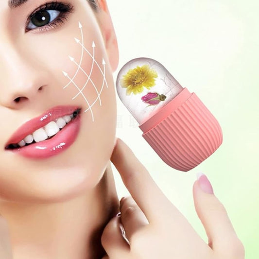 Cilt Bakım Buz Yüz Silindiri - Evde Spa Keyfi, Gözenek Sıkılaştırıcı, Anti-Aging | Caddea